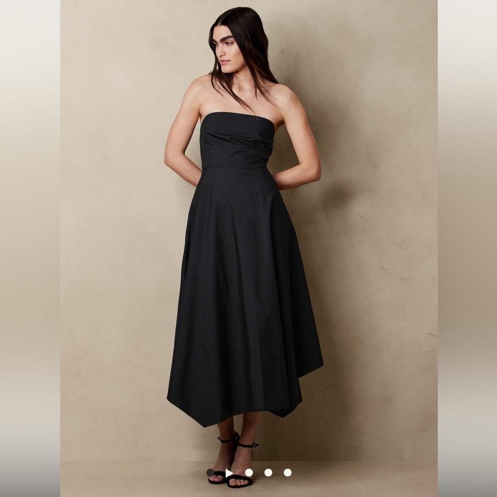 Banana Republic Factory Cotton Midi Dress, Like New